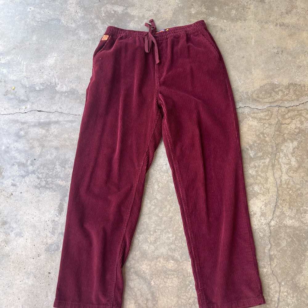 Burgundy Corduroy Pants